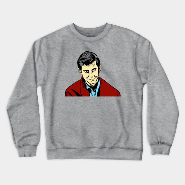 Norman bates Crewneck Sweatshirt by Fire Valley Designs